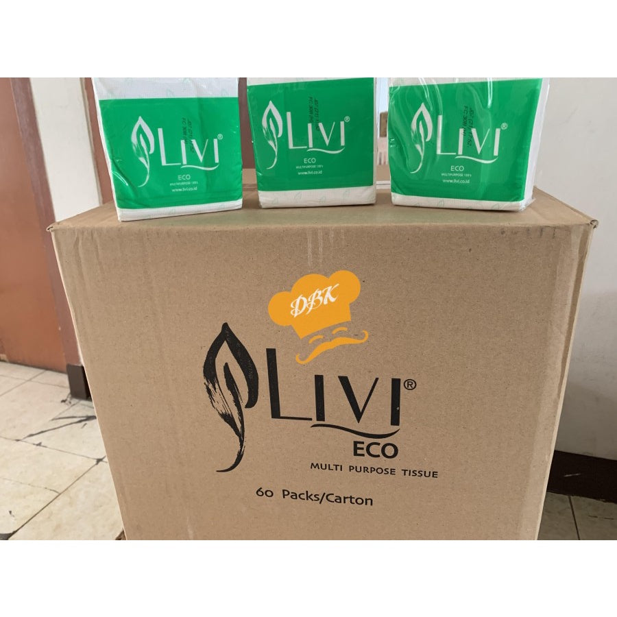 Tissue Livi Eco Multipurpose 150s tisu makan