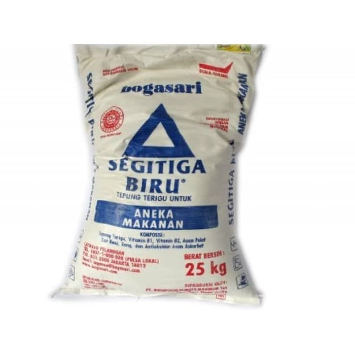 terigu segitiga 25kg (gojek/grab only)