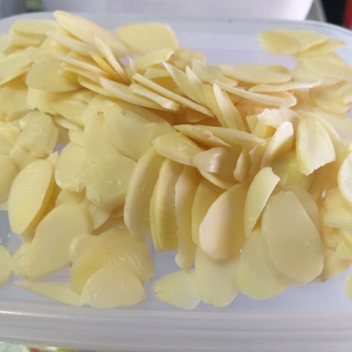 almond slice tebal 100gr almonesia sunny gem sunnygem