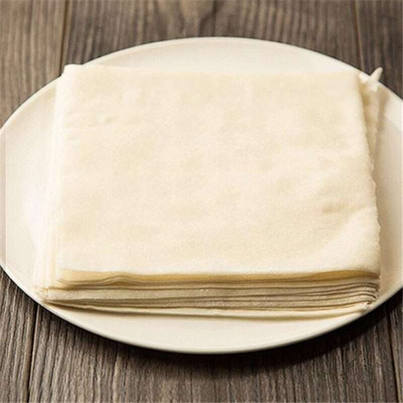 Kulit Dimsum /Pangsit Kotak 50 lembar 4x4cm isi 50 lembar