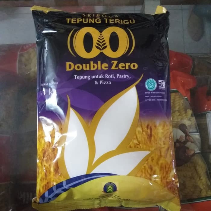 sriboga double zero 1kg tepung terigu roti pastry pizza