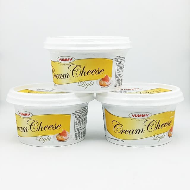 Cream Cheese Light 250GR - YUMMY CREAM CHEESE LIGHT High Quality