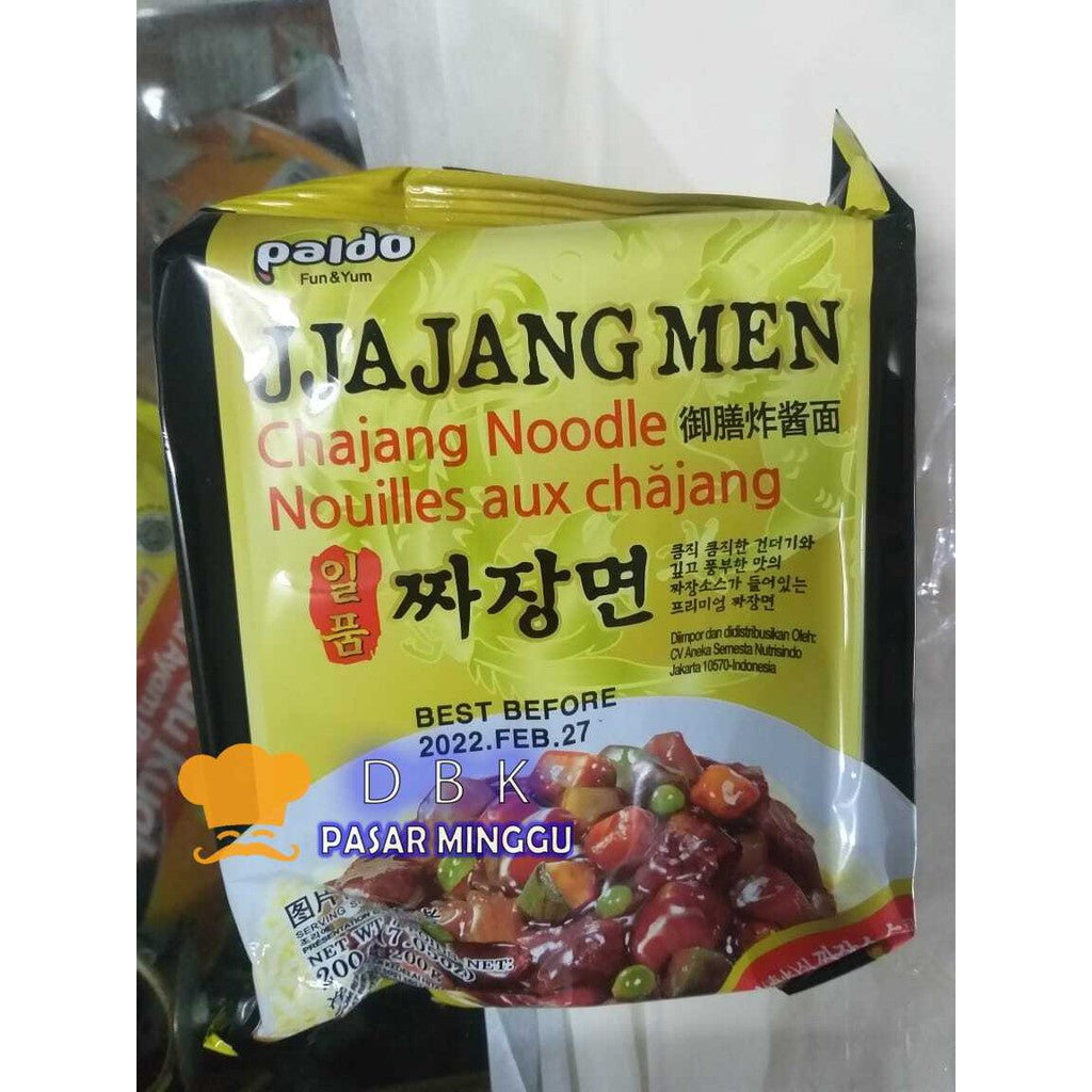 PALDO JJAJANGMEN JAJANGMYUN JJAJANGMYEON Black Bean Sauce Korean mie hitam