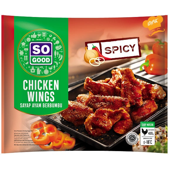 Spicy Wing So Good 400gr Daging Ayam Sayap Pedas