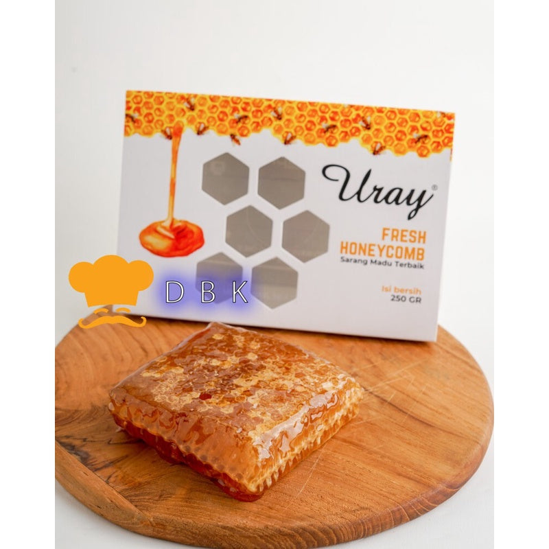 Madu Uray Comb Honey 250gr sarang madu honey comb