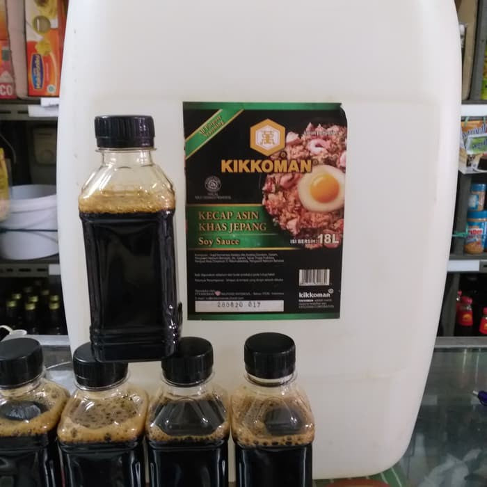 kikkoman soy sauce 200ml kecap asin sushi jepang halal