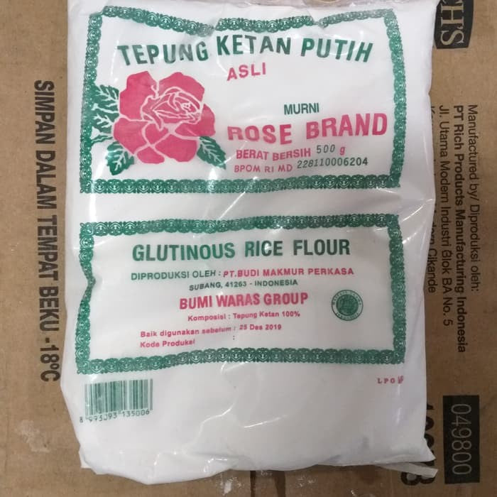 tepung ketan putih rosebrand 500gr