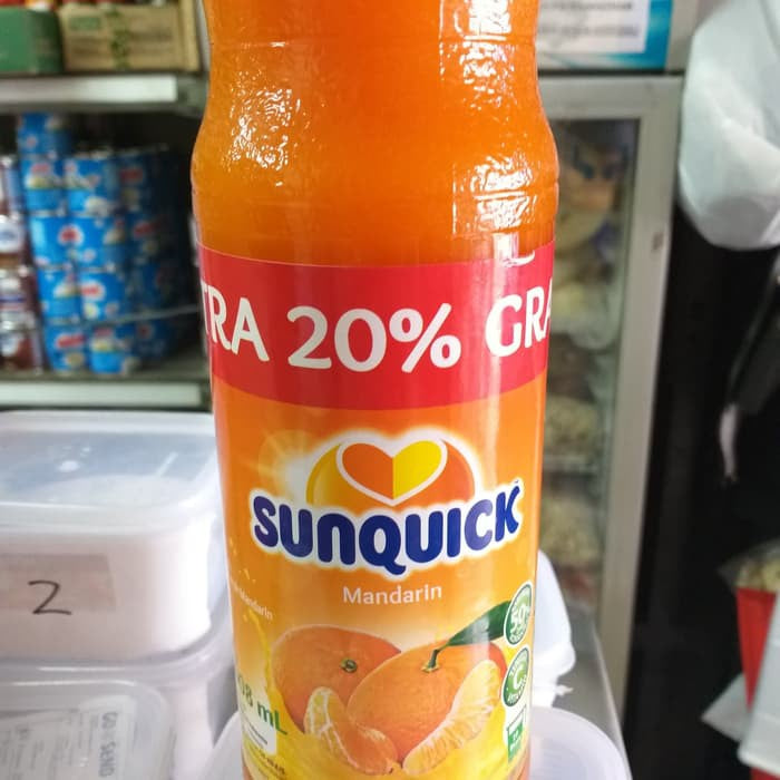 SUNQUICK mandarin 700ml sunquick mandarin jumbo sirup jeruk mandarin