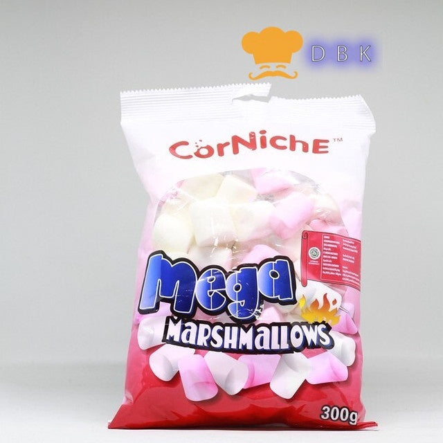 Corniche MEGA Marshmallows Pink White 300gr marsmellow