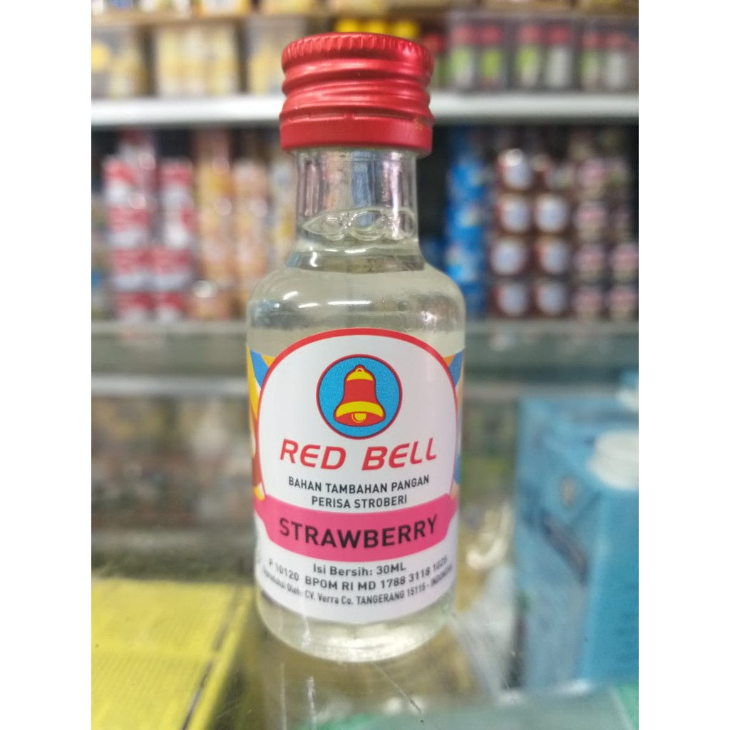 Red bell strawberry 30ml redbell essence pasta no colour