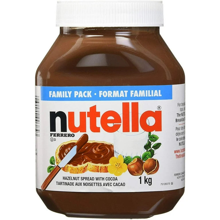 Nutella spread 1 kg chocolate hazelnut