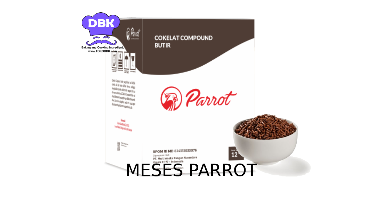 Meses Parrot 250gr Choco Rice coklat butir cokelat