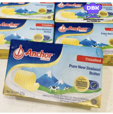anchor butter unsalted 200 gr