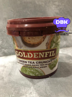 selai GOLDENFIL GREEN TEA crunchy 1kg / goldenfill teh hijau krispi