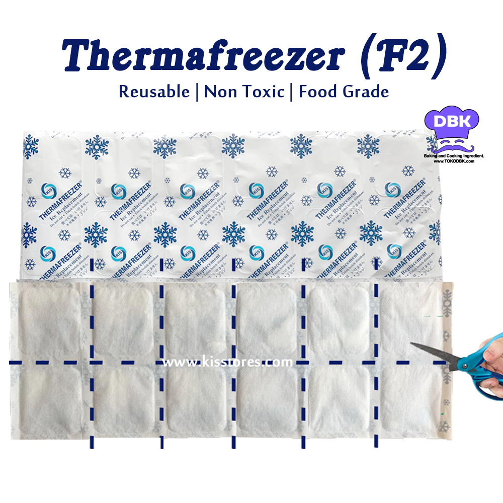 ice gel pack Thermafreezer F2 pengganti es batu dan dry ice pack lembaran pendingin paket