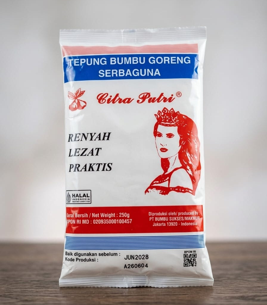 TEPUNG PUTRI 250gr Citra putri bumbu goreng serbaguna vegetarian
