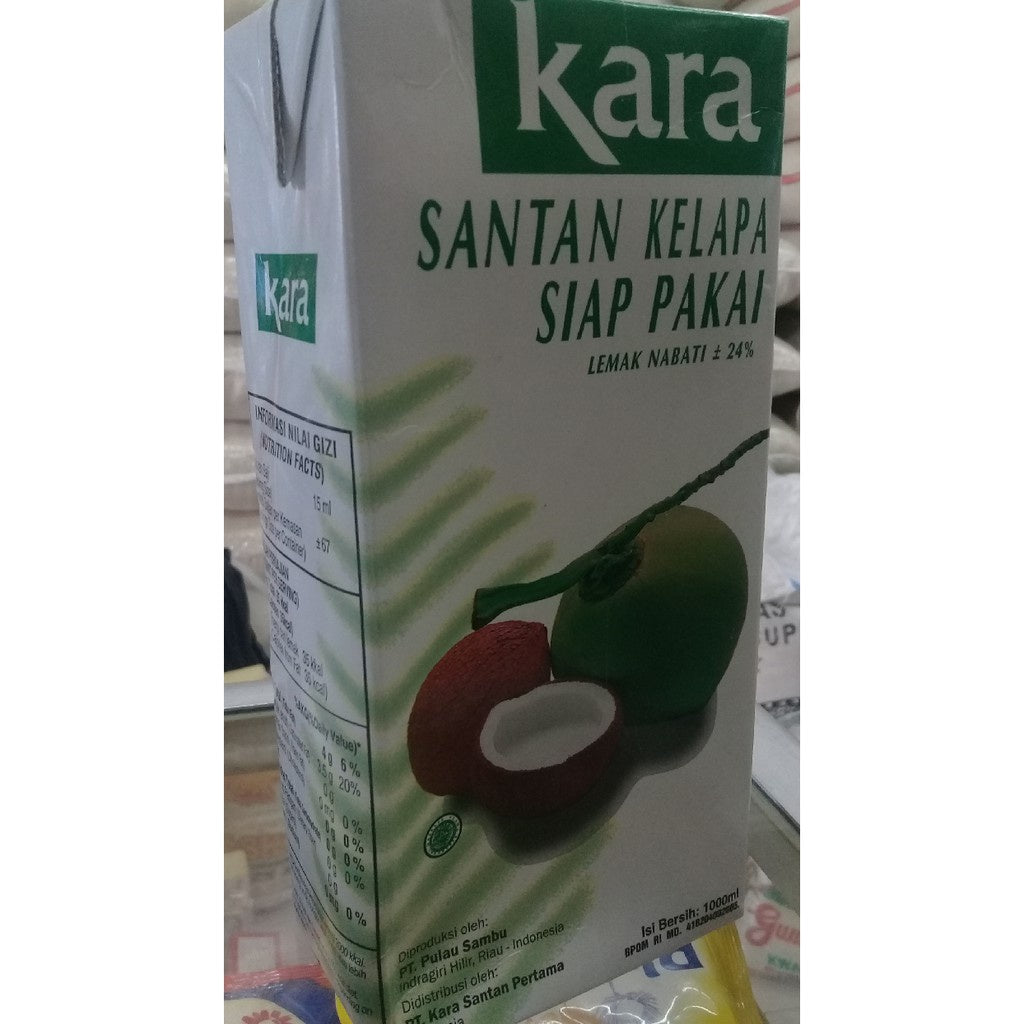 kara 1lt Santan KARA 1 liter