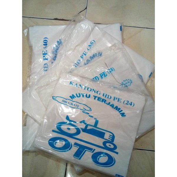 kantong HDPE OTO Putih Susu Semua Ukuran