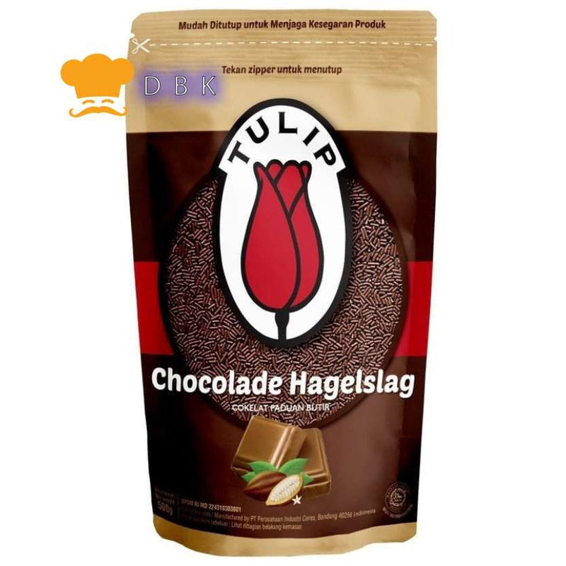 TULIP MESES 500 GR POUCH ORIGINAL CHOCOLADE HAGELSLAG choco rice