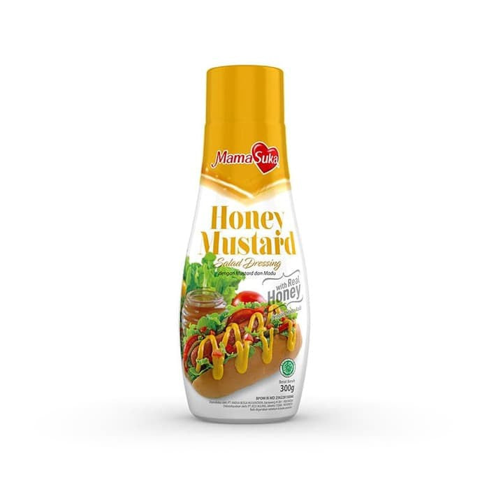 mamasuka honey mustard 300gr saus salad dressing saus manis