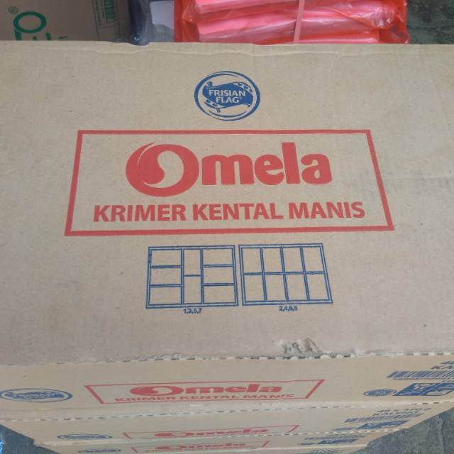 Omela 48x370gr per dus (khusus gojek/grab) susu kental manis