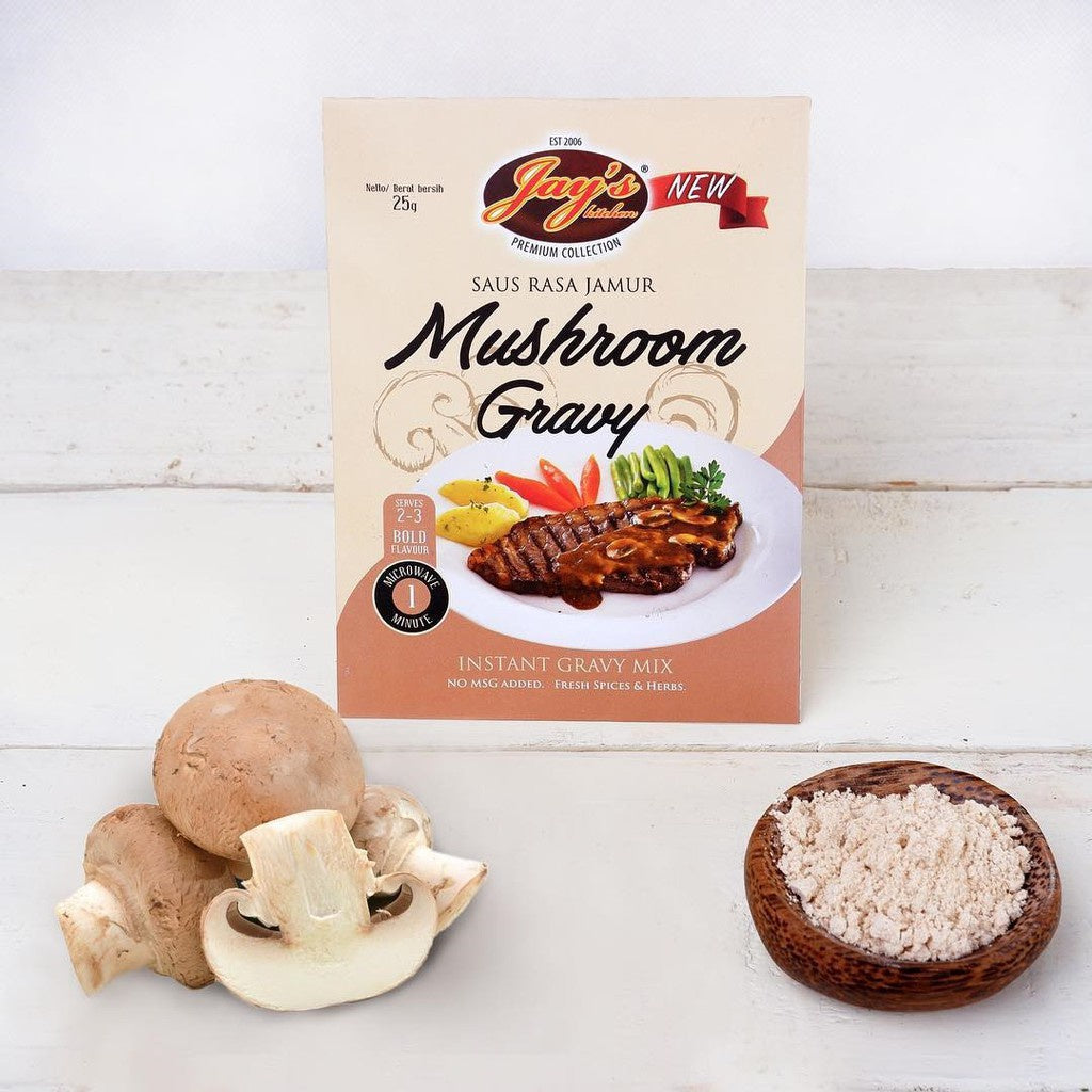 JAYS Mushroom Gravy Steak Sauce 25g grill master Saus Rasa Jamur