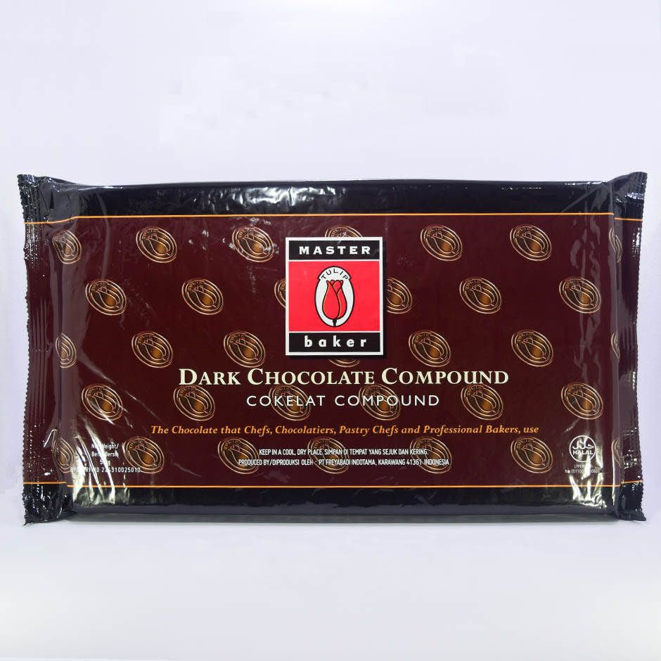 coklat TULIP master baker 5kg compound coklat DCC