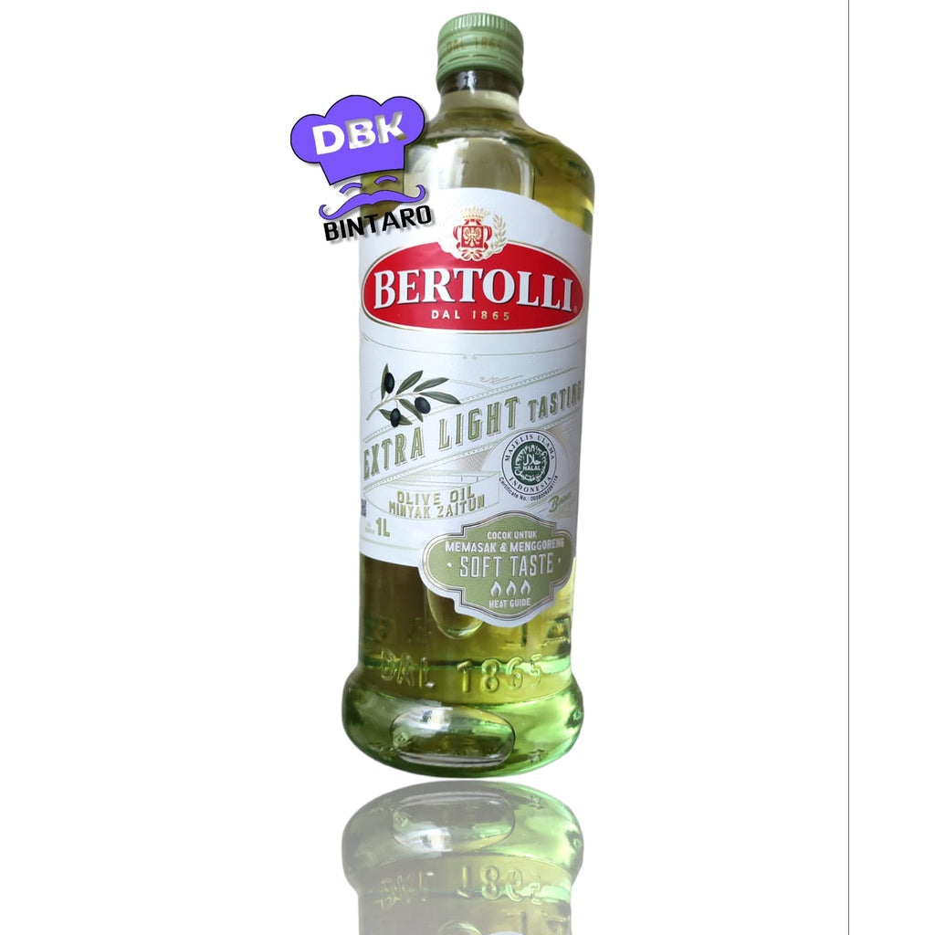 Bertolli extra light olive oil 1lt untuk masak