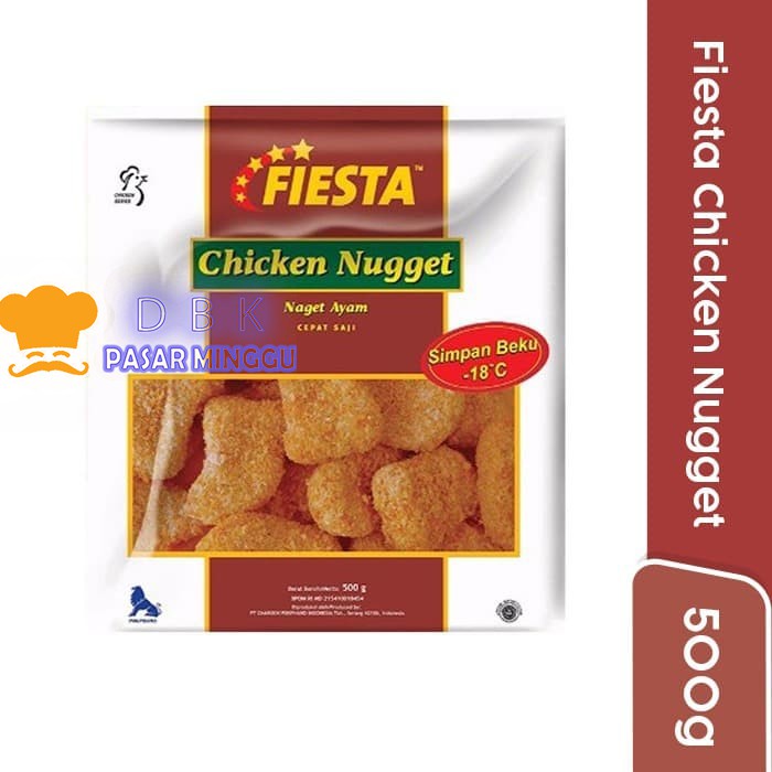 FIESTA CHICKEN NUGGET 500gr nugget ayam 500gr