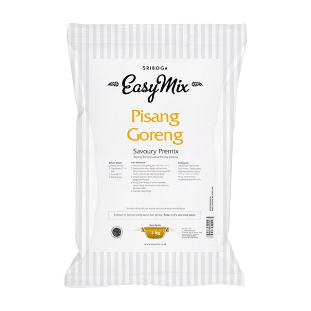 Easymix Pisang Goreng 1kg sriboga tepung premix