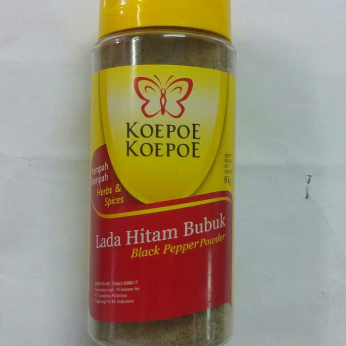 Kupukupu lada hitam 83gr