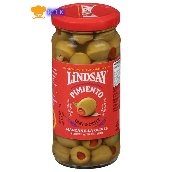 Acar Buah Zaitun hijau Lindsay pimiento Green olive 142gr