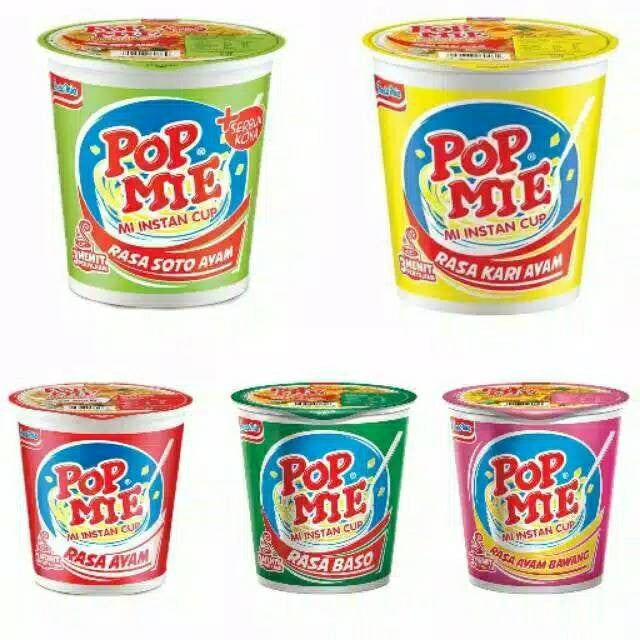 Pop Mie Kuah 75gr All Varian Baso/Kari Ayam/Ayam/Soto ayam