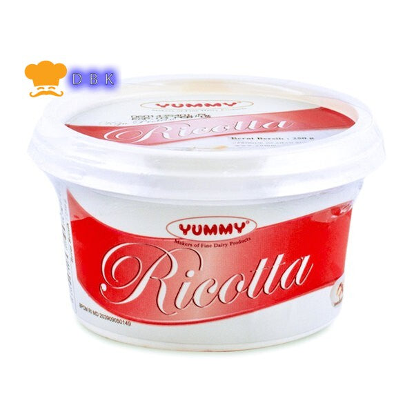Yummy Ricotta cheese keju Oles kemasan 200gr
