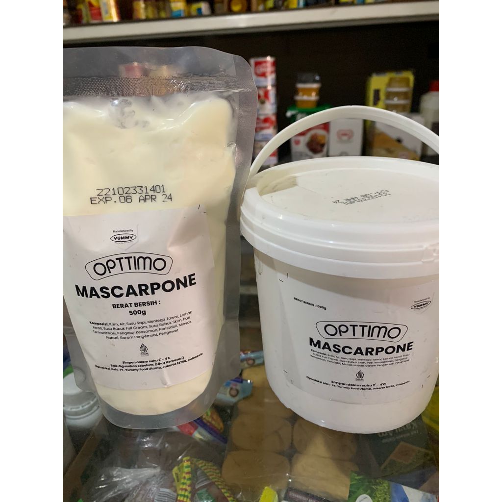 Yummy Mascarpone 1kg keju maskarpon cheese bukan tatu a tiramisu cake
