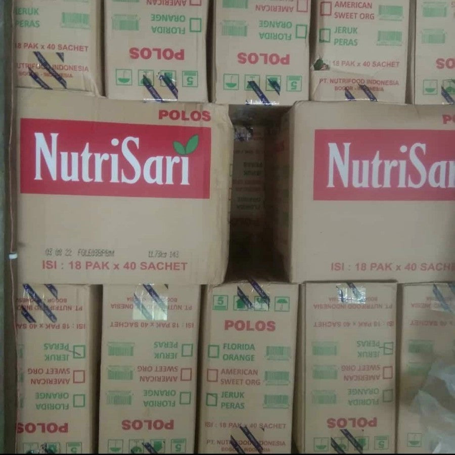 Nutrisari jeruk peras per dus 72 renceng x 10sachet bubuk minuman Termurah