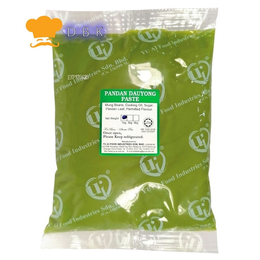 Yuai Yu Ai Kacang ijo Pandan Mung Bean Paste filling mooncake 250g