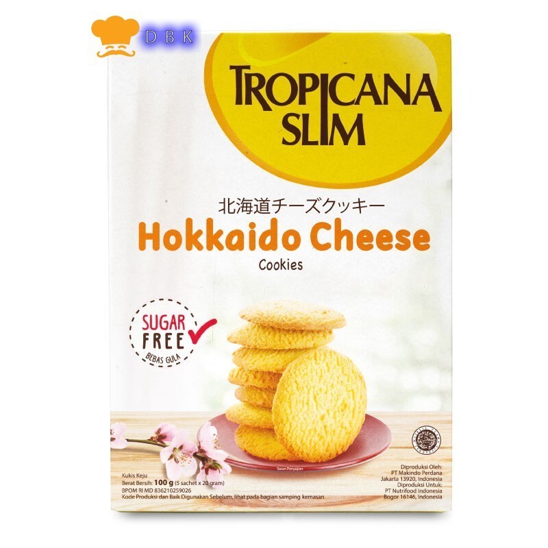 Tropicana Slim Hokkaido Cheese Cookies (5 Sch) - Sugar FREE
