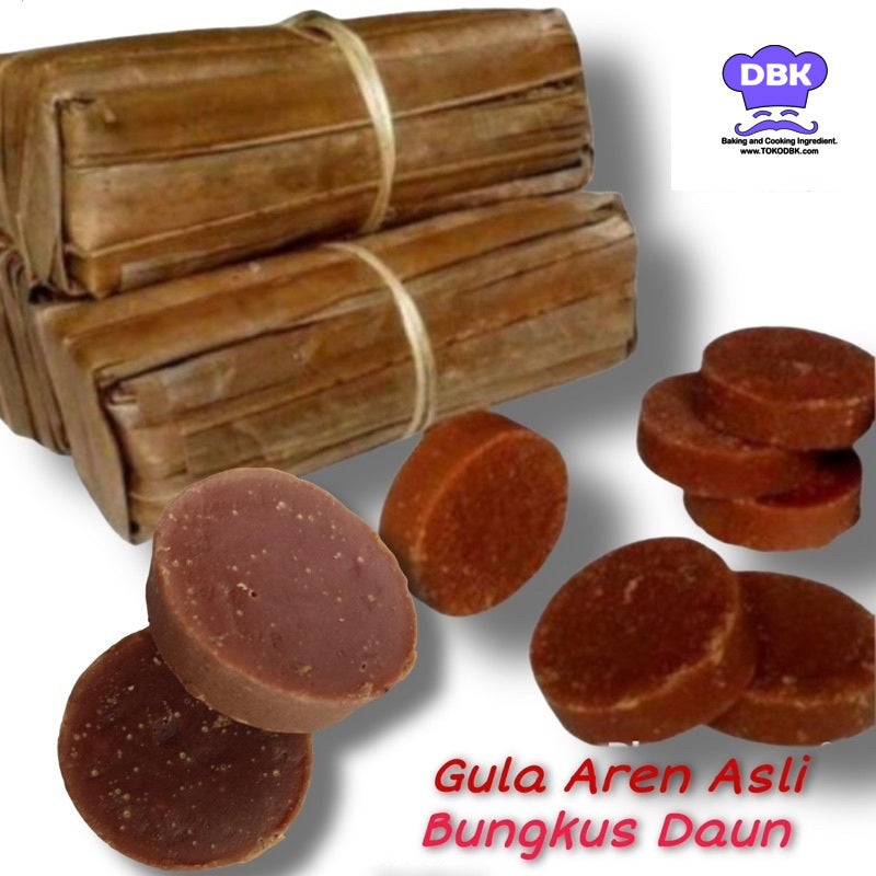 Gula Aren Bungkus Daun 1kg Aren asli merah semut organik