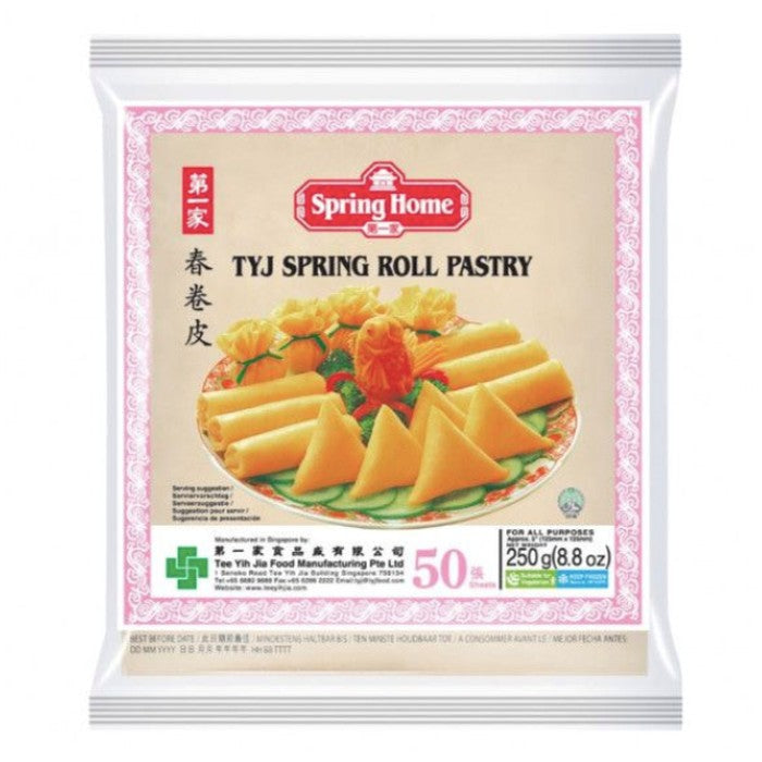TYJ Spring Roll 5inc 13cm X 13cm 250gr | TYJ Kulit Lumpia Garing 13cm