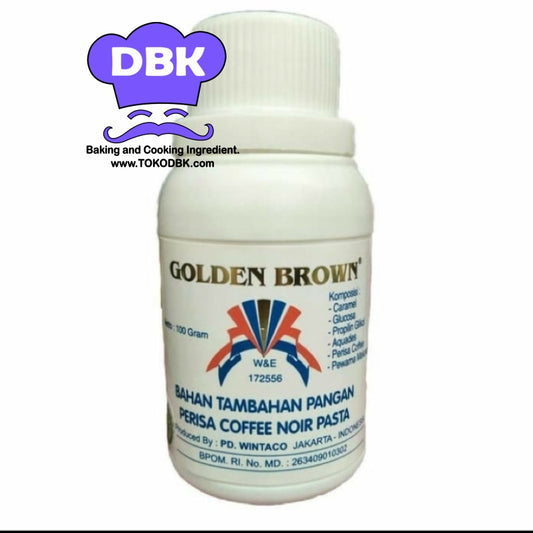 Golden brown coffee noir 100gr pasta perisa