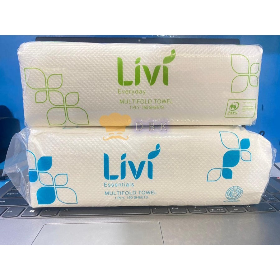 Tissue Livi Hand Towel Smart Multifold essential 150s / Tisu Wastafel