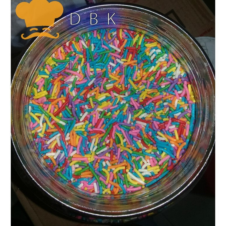 Meses rainbow elmer 250 gr choco rice warna warni coklat