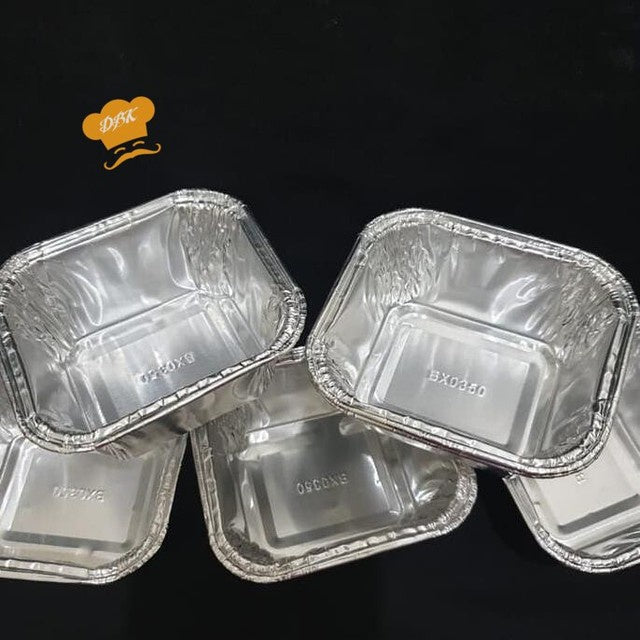 Alumunium foil tray BX 0350 tanpa tutup / Cup BX-0350 macaroni schotel