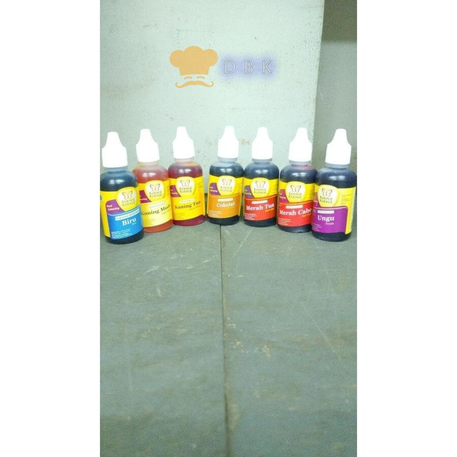Kupu-Kupu koepoekoepoe pewarna all varian 30ml KUPUKUPU WARNA sepuhan