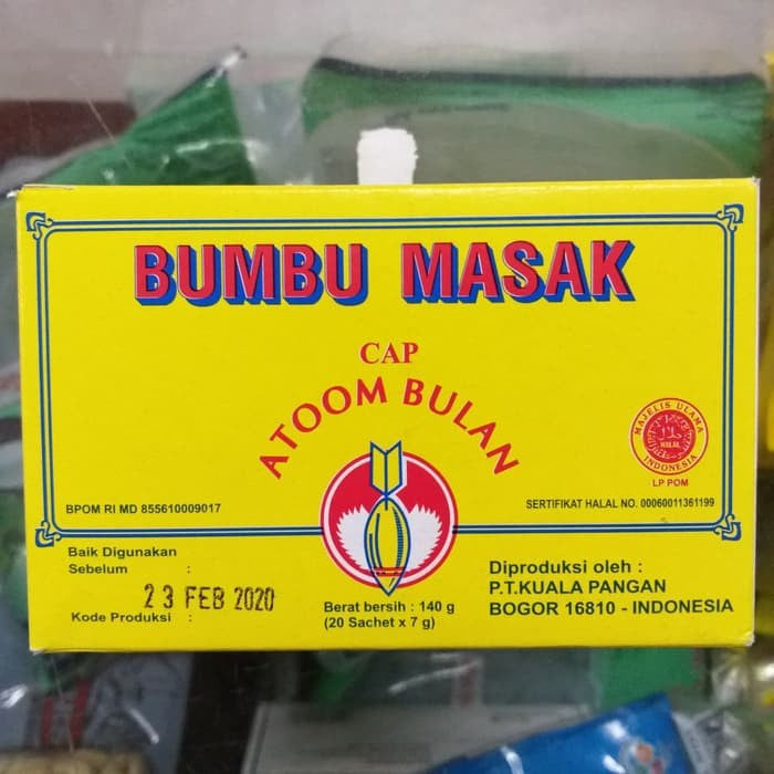 bumbu masak cap atoom 140gr bulan atom basreng bakso goreng
