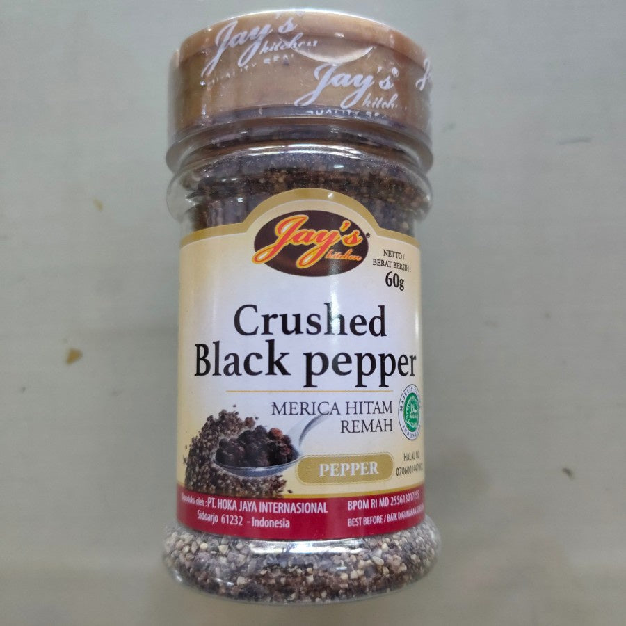 Jay's Black Pepper Ground Merica Hitam Bubuk