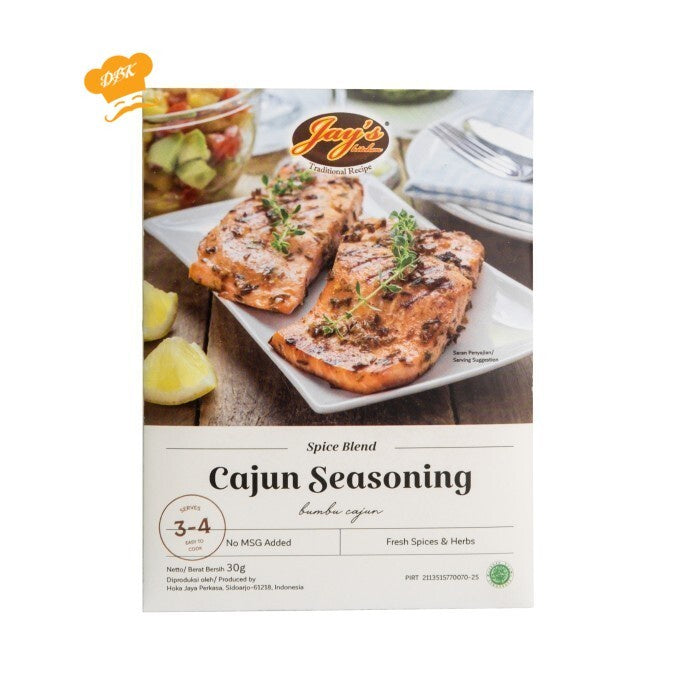 Jay's Kitchen Cajun Seasoning Spice Blend 30gr | Jays Bumbu Cajun 30gr