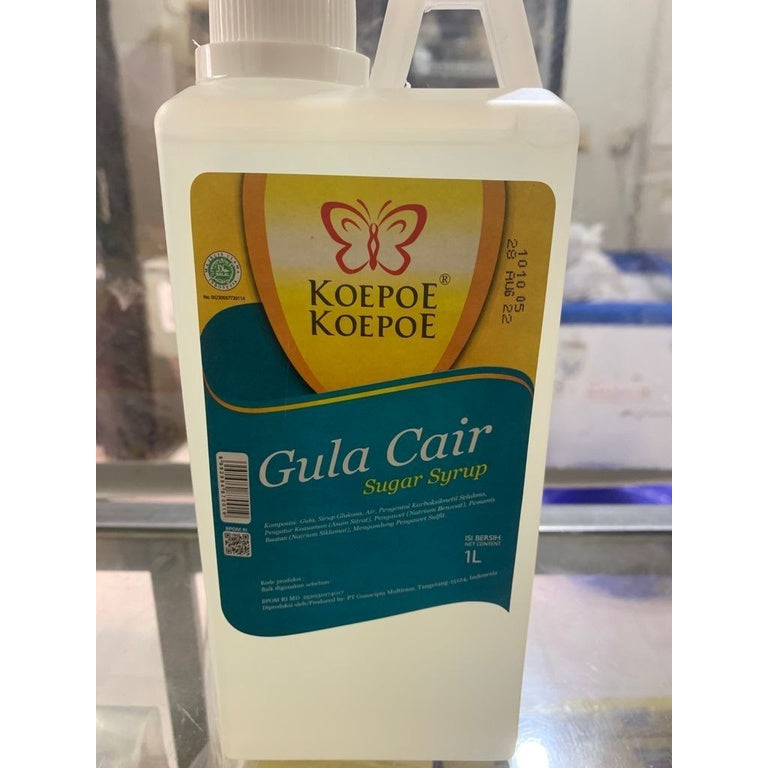 Gula Cair 1lt GLUKOSA bukan Fructose sugar sirup simple syrup