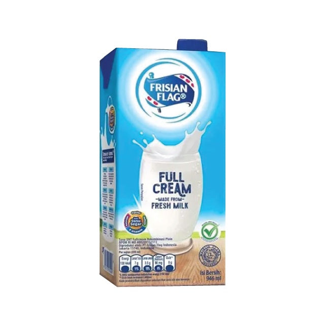Frisian Flag UHT 1ltr Susu bendera Cair full cream